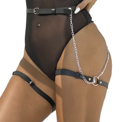 Subblime - Harnais Ceinture Cuir Noir Taille Unique